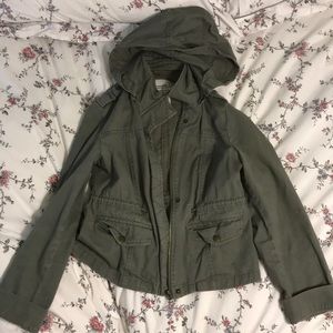 Army green jacket